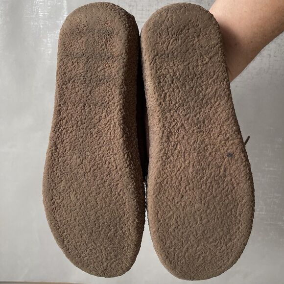 Womens Brown Suede Lace-Up Moccasin Comfort Shoes Loafers 40 / US 8.5 - Picture 12 of 13